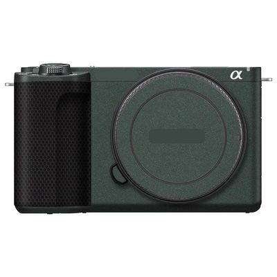 Anti-Scratch Vinyl Wrap Camera Skin for Sony ZV-E10 II Cartoon Film Body Protector Coat Photography Accessories Sticker E10 Mark II(Turquoise Green)
