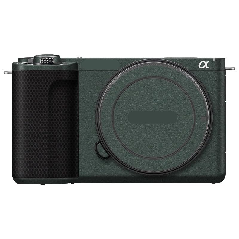 Anti-Scratch Vinyl Wrap Camera Skin for Sony ZV-E10 II Cartoon Film Body Protector Coat Photography Accessories Sticker E10 Mark II(Turquoise Green)