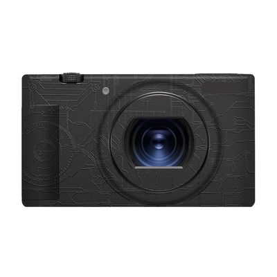 Anti-Scratch Camera Skin Wrap Sticker Coat Vinyl Protective Film Body Protector Decals Cover for Sony ZV-1 II Mark II(Circuit Black)