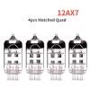 12AX7 ECC83 Vacuum Tube Replaces 6N4 5751 Audio Valve Electronic Tube Amplifier Kit Quad(4pcs Matched Quad) view 2