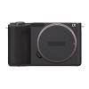 Anti-Scratch Vinyl Wrap Camera Skin for Sony ZV-E10 II Cartoon Film Body Protector Coat Photography Accessories Sticker E10 Mark II(Leather Black) view 1