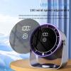 REWPDLCMR Portable USB Small Fan, 6-Blade brushless Motor, 100 Speed Wind Speed Adjustment, Touch Control, Desktop Handheld Dual-use view 4