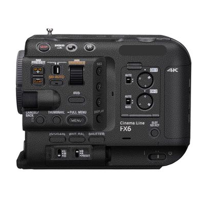 Camera Cover Skin Sticker for Sony FX6 Camera Protector Film Skin Anti-Scratch Protective Decoration FX 6(Leather Black)