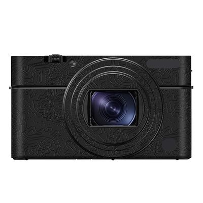 Camera Body Sticker Protective Skin Film Skin Accessories for Sony RX100 V RX100 IV Vinyl Wrap Decals RX100M4 RX100M5 RX100M5A(Contour Black Glossy)