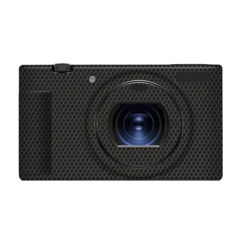 Anti-Scratch Camera Skin Wrap Sticker Coat Vinyl Protective Film Body Protector Decals Cover for Sony ZV-1 II Mark II(Matrix Black)