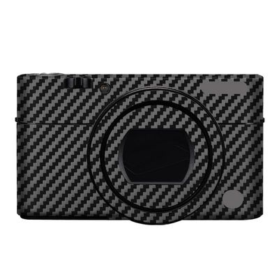 Camera Body Sticker Protective Skin Film Skin Accessories for Sony RX100 V RX100 IV Vinyl Wrap Decals RX100M4 RX100M5 RX100M5A(Carbon Fiber Black)