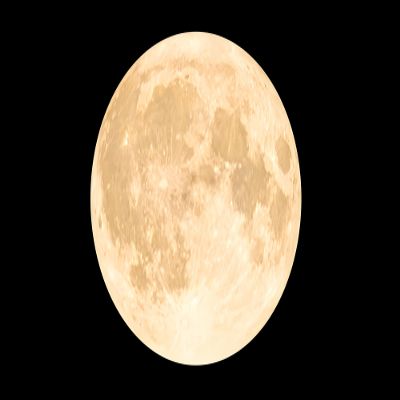 10X10ft Fabric Moon Backdrop Full Moon Isolated on Night Black Sky Background for Party Decorations Living Room Bedroom Home Decor Banner Photo Booth Props
