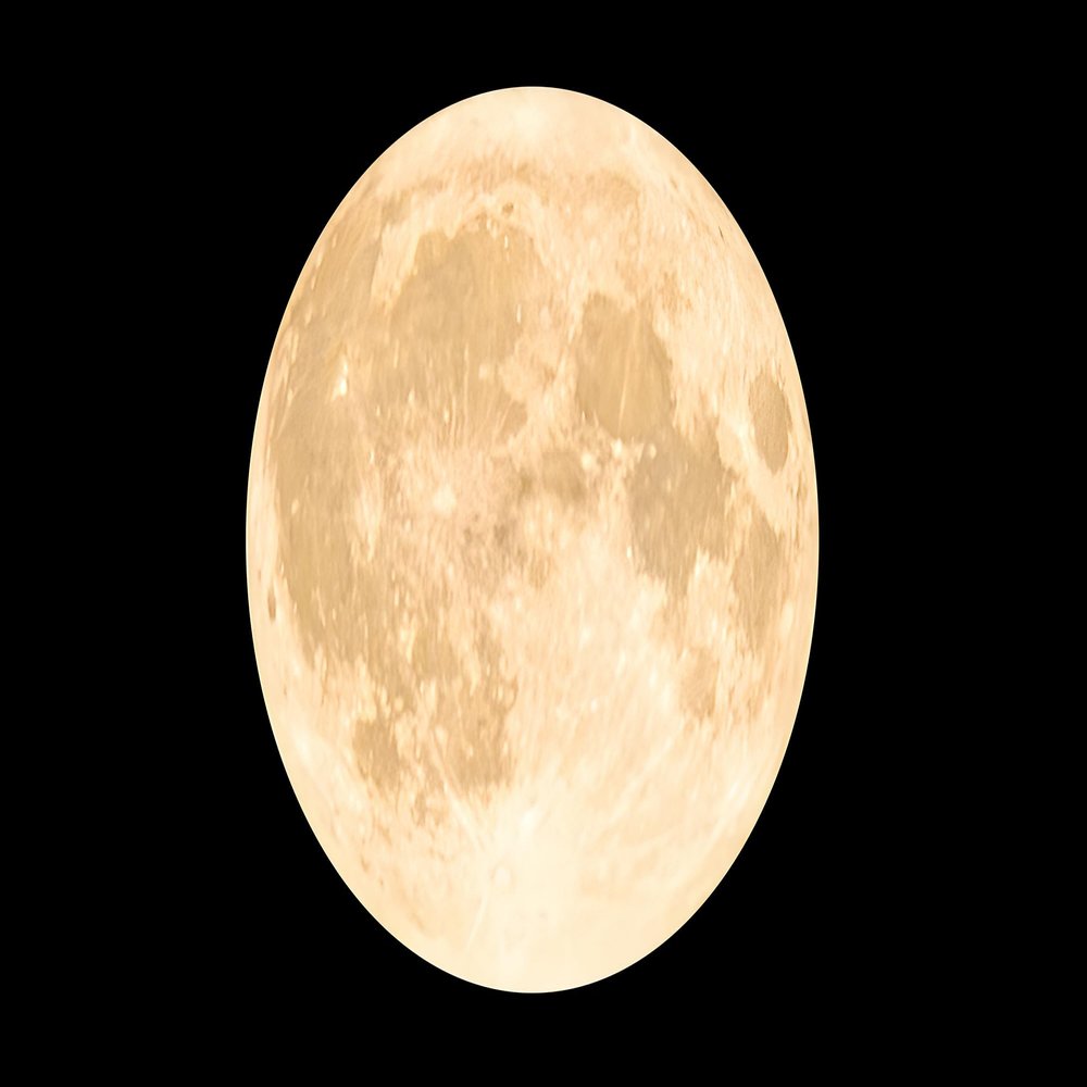 10X10ft Fabric Moon Backdrop Full Moon Isolated on Night Black Sky Background for Party Decorations Living Room Bedroom Home Decor Banner Photo Booth Props