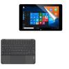 BoxWave Keyboard Compatible with Alldocube iWork10Pro - SlimKeys Bluetooth Keyboard with Trackpad, Portable Slim TouchPad - Jet Black view 1