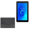 BoxWave Keyboard Compatible with Alcatel 1T 7 - SlimKeys Bluetooth Keyboard with Trackpad, Portable Slim TouchPad - Jet Black view 1