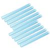 Binding combs, premium plastic 30 durable customizable spine for professional reports presentations and school projects transparent blue 10 pack view 2