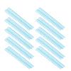 Binding combs, premium plastic 30 durable customizable spine for professional reports presentations and school projects transparent blue 10 pack view 3