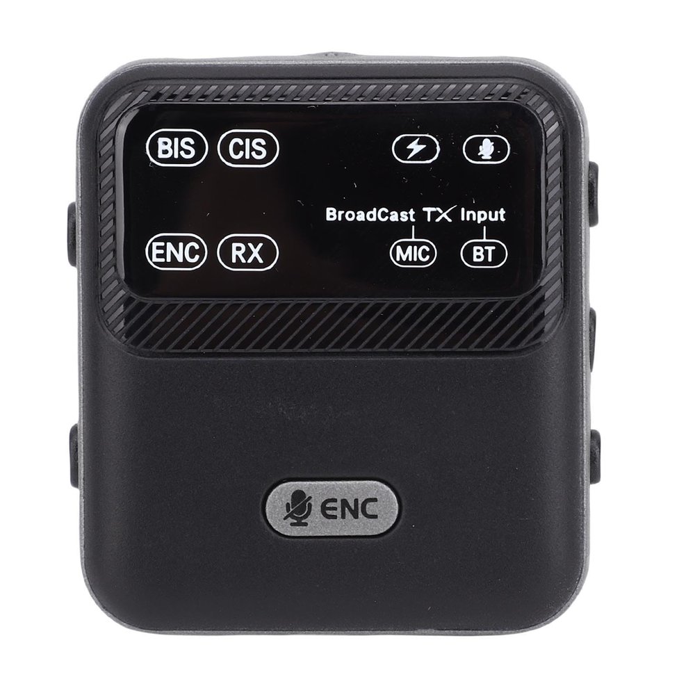 Yunir Bluetooth Transmitter Receiver, 3.5MM to Bluetooth 6.0 Transmitter,2 in 1 Wireless Audio Adapter for TV,Headphone,Speaker,Aux,Support SBC AAC ENC Broadcast Sound Adapter