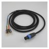 AISEER HiFi Subwoofer Cable 3 Wire Sub Speaker Cable Speakon to Banana End for REL/MJ Acoustics(3 Meters) view 2