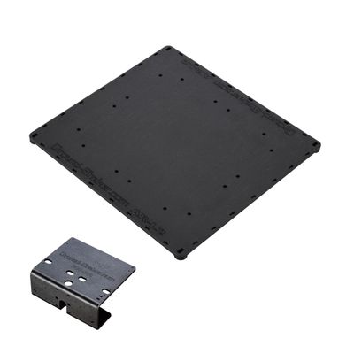 13 x 14 abs amp-Rack + Fuse Holder and bass Processor Base car Audio Speaker Box Accessories sub Box Components subwoofer Enclosure add ons car Audio amp Rack amprack
