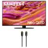 Samsung QN50QN90FAFXZA 50 Inch Neo QLED 4K QN90F Vision AI Smart TV with an Austere 7S-8KHD2-2.5M VII Series 2.5m Premium Braided 8K HDMI Cable (2025) view 1