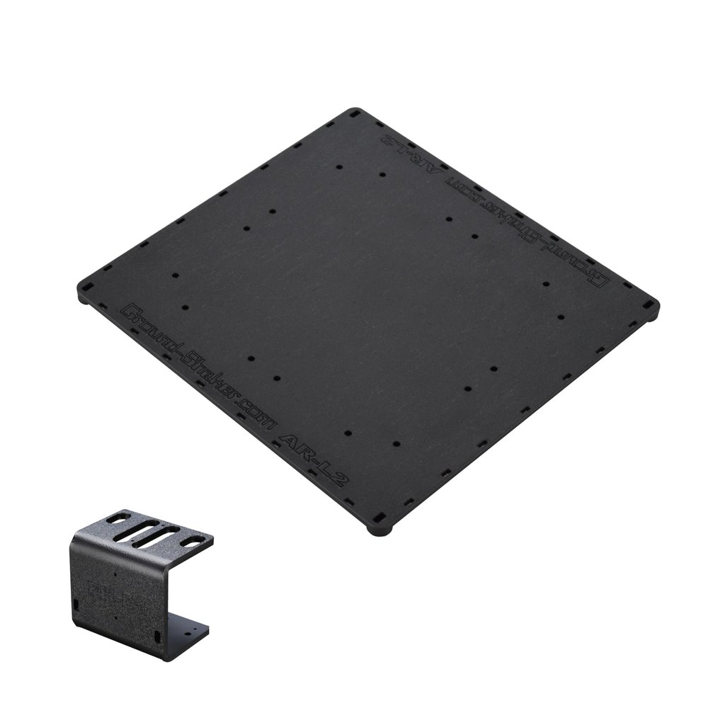 14 x 17 abs amp-Rack + Dual Fuse Holder and distributors Base car Audio Speaker Box Accessories sub Box Components subwoofer Enclosure add ons car Audio amp Rack amprack