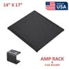 14 x 17 abs amp-Rack + Dual Fuse Holder and distributors Base car Audio Speaker Box Accessories sub Box Components subwoofer Enclosure add ons car Audio amp Rack amprack view 2