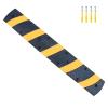 OranclUS 1 Pack 72 Inch Heavy Duty Rubber Speed Bump Ramp  Cable Protector, Driveway Garage Road Parking Lot Safety Control, Durable Anti-Slip Traffic Hump view 1