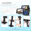 Aluminium Fish Finder& Chartplotters Mount, Marine Electronics Mount Compatible with Garmin, Humminbird, Lowrance and More, 18''-to-24'' Adjustable Height350 Adjustable AngleSolid Hold view 3