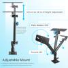 Aluminium Fish Finder& Chartplotters Mount, Marine Electronics Mount Compatible with Garmin, Humminbird, Lowrance and More, 18''-to-24'' Adjustable Height350 Adjustable AngleSolid Hold view 4
