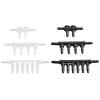 LNNDML 5PC Inkjet Printers Spare Parts Ink Tube Connector 4 6 8 Way Hose Ink forPipi Connector forDTF Printer White Ink Circulation Connector Printer Accessories(6 Ways for 4x3mm) view 2