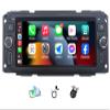 Radio for Dodge Ram 1500/2500/3500 2002-2006 Stereo for Jeep Grand Cherokee 1999-2004 for Jeep Wrangler 2003-2006 Wireless CarPlay Android Auto Bluetooth 5.0 6.8 Inch IPS Touch Screen 2+32 view 1