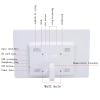 Digital Photo Frame, HD Display, Ultra-Thin Narrow Border, Remote Control, Supports Video Music view 3