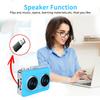 Portable Cassette to USB Converter,Dual Speaker Pure Stereo &Auto Reverse Cassette Player, Cassette Tape Playerwith 3.5mm Headphone JackSupports U Disk, USB Card Reader view 2