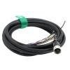 HangTon M12 12 Pin Connector to Flying Leads Cable for Industrial Automation Cognex in Sight 9000 2000 300 Omron V430 F430 Baumer Actuator Sensor Encoder, 50M view 2