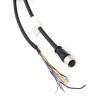 HangTon M12 12 Pin Connector to Flying Leads Cable for Industrial Automation Cognex in Sight 9000 2000 300 Omron V430 F430 Baumer Actuator Sensor Encoder, 50M view 3