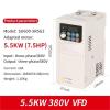 1pc SU600 3.7KW 5.5KW 380V 3 Phase Input to 3 Phase Output Frequency Converter VFD Inverter Variable Frequency Drive(5.5KW 380V 3-3PH W) view 2