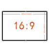 120 Inch 16:9 HD Projector Screen, Foldable Portable Anti-Crease Outdoor Projections Movies Screen, Washable Canvas Cinema Screen view 4
