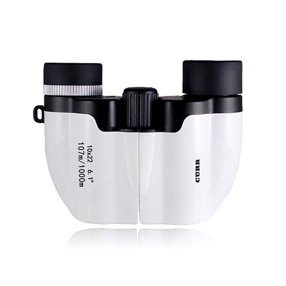 Yuidaaavzz Practical Telescope 8X21 Dualcylinder Portable Handheld Hd Practical Telescope Telescope White (White)