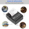 FAUOSWUK Receipt Printer, Mini BT Thermal Printer with 58mm Print Paper Roll, Smartphone Control, Portable Personal Bill Printer for Restaurant Sales Retail view 4