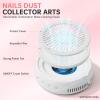 CHRISTINE SHELLY Nail Dust Collector, Cordless Dust Collector Nail Tech view 4