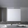 16:9 4K HD Manual Pull Movie Screen, Portable Anti-Glare Projector Screen with Height Adjustable, 168 Viewing Angle, Aluminum Case view 2