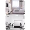 16:9 4K HD Manual Pull Movie Screen, Portable Anti-Glare Projector Screen with Height Adjustable, 168 Viewing Angle, Aluminum Case view 3