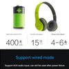 Upgraded Hybrid Noise Cancelling Headphones Over Ear with Transparent Modes Wireless Bluetooth with Mic Deep Bass Soft-Earpads Hi-Fi Audio Comfortable Fit Long Playtime for Home Office Travel Green view 3