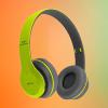 Upgraded Hybrid Noise Cancelling Headphones Over Ear with Transparent Modes Wireless Bluetooth with Mic Deep Bass Soft-Earpads Hi-Fi Audio Comfortable Fit Long Playtime for Home Office Travel Green view 4