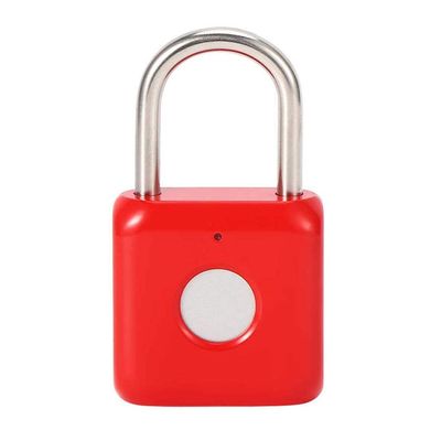A1DFDFGOQSFG USB Keyless Fingerprint Padlock Anti-Theft Security Locks for Distribution Box Drawer Cabinet Keyless Padlock (Color : A) (B)