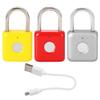 A1DFDFGOQSFG USB Keyless Fingerprint Padlock Anti-Theft Security Locks for Distribution Box Drawer Cabinet Keyless Padlock (Color : A) (B) view 2