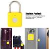 A1DFDFGOQSFG USB Keyless Fingerprint Padlock Anti-Theft Security Locks for Distribution Box Drawer Cabinet Keyless Padlock (Color : A) (B) view 4