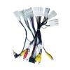 16pin Car Radio Stereo Power Retrofit Wiring Harness Adapter fits for Subaru Legacy Outback 2010 2011 2012 2013 2014 Support Factory OEM Backup Camera view 1