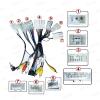 16pin Car Radio Stereo Power Retrofit Wiring Harness Adapter fits for Subaru Legacy Outback 2010 2011 2012 2013 2014 Support Factory OEM Backup Camera view 2