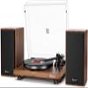 Bluetooth Turntable HiFi System with 36 Watt Bookshelf Speakers, Patend Designed Vinyl Record Player with Magnetic Cartridge, Bluetooth Playback and Auto Off view 1
