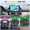[4+128GB] Android 15 Car Stereo for Honda Odyssey 2005-2010 with Wireless CarPlay Android Auto,10.1" Screen Car Radio with Bluetooth GPS WiFi FM/RDS DSP EQ SWC Backup Camera view 2