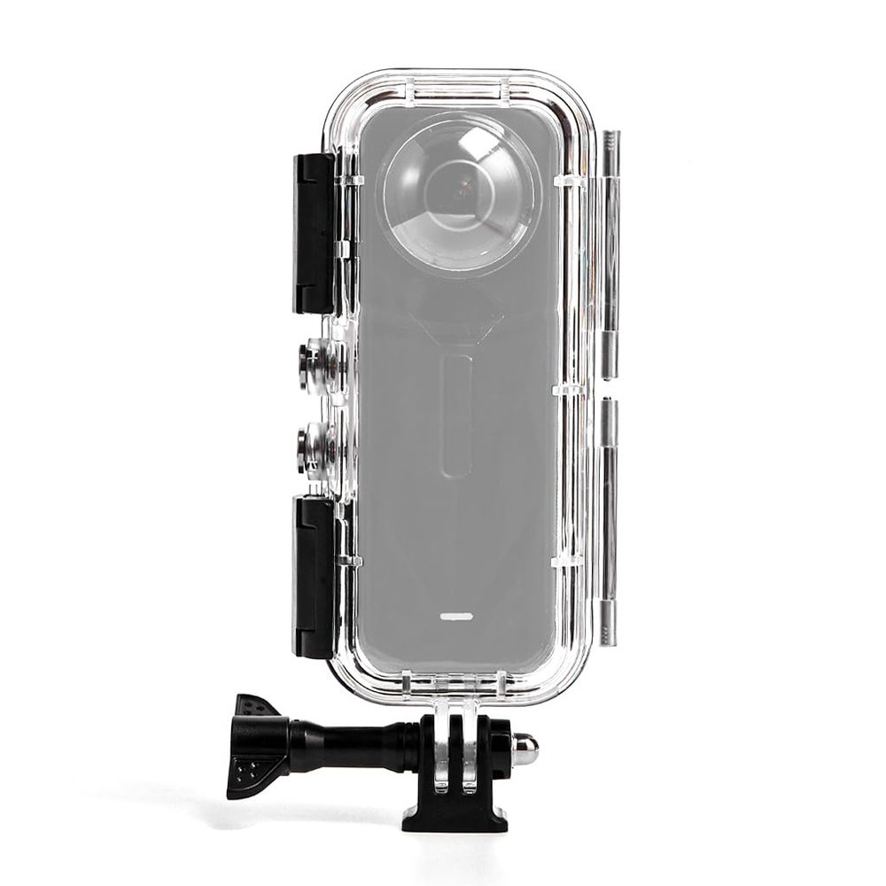 FEICHAO X5 Camera Housing Case 45m Deep Diving Waterproof Shell Compatible with X5 Sports Camera (Plastic Lens)