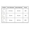 Lab Microscope Slides 8W 10W Fluorescent Lamp Tube Inner Diameter 67.5 Mm 70 Mm 78 Mm Microscope Ring Light Source Microscope Parts(Diameter 78 mm) view 3