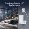 W&J 1983 Wall Mount for TP-Link Deco BE75/BE85/BE95/BE10000/BE17000/BE22000/BE33000 Mesh WiFi 7, Upgraded ABS Bracket Holder with Cable & Power Adapter Storage, Easy Installation (White-2) view 4